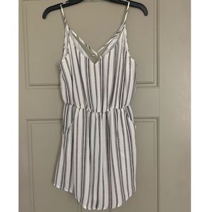 Striped romper